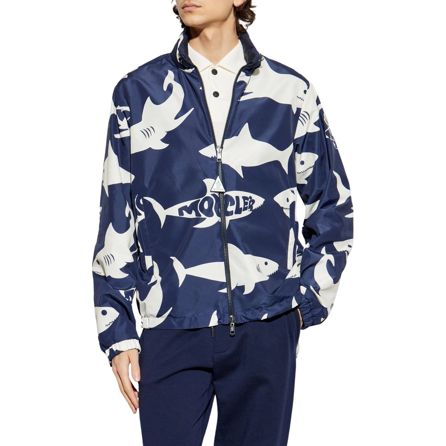 Moncler Jacket Lachat Blue-White