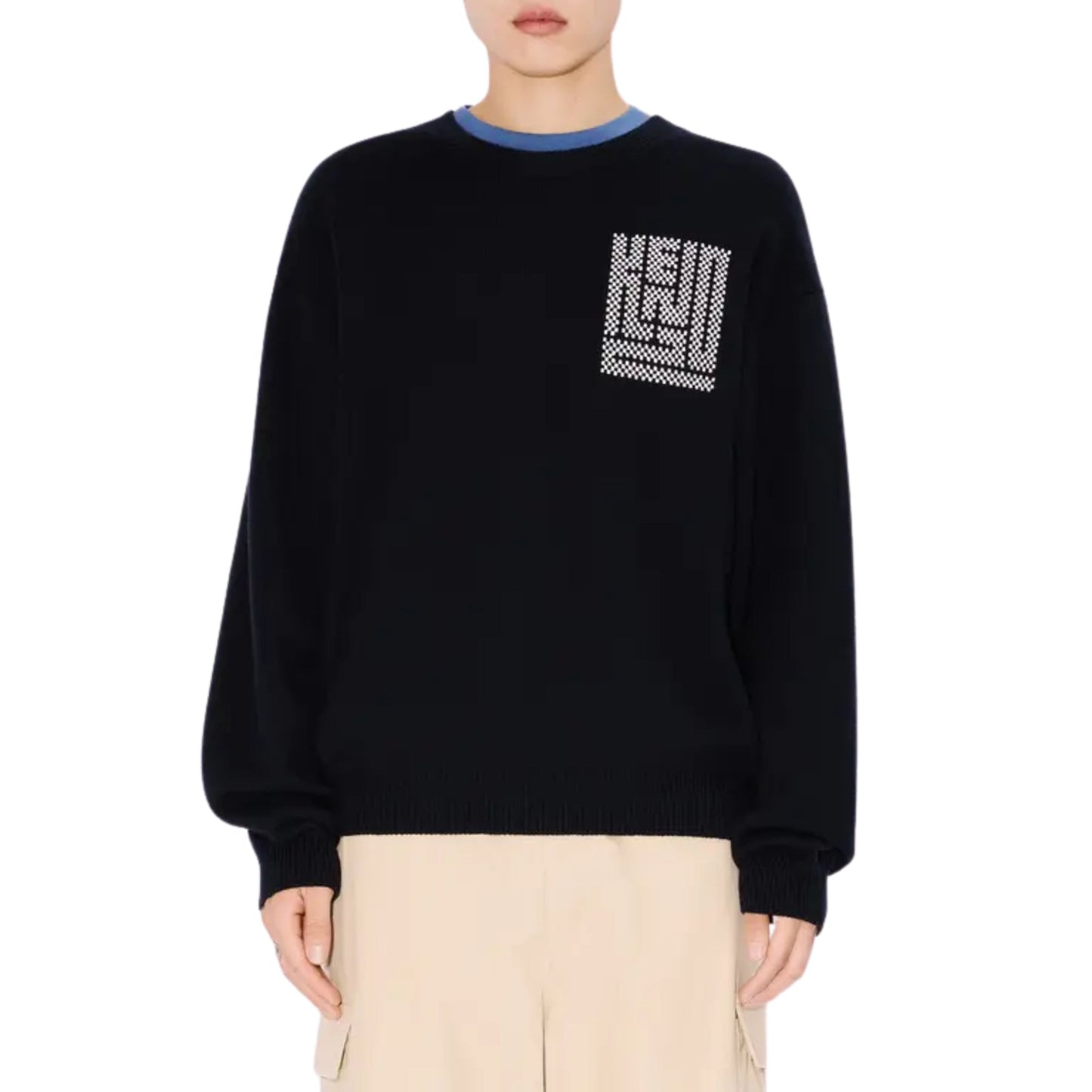 Kenzo Sweater Maze Logo Black