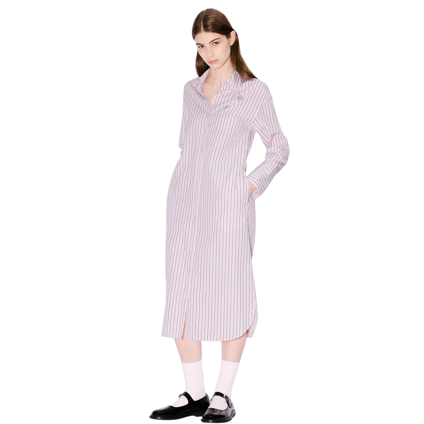 Kenzo Dress Midi Straight Pink