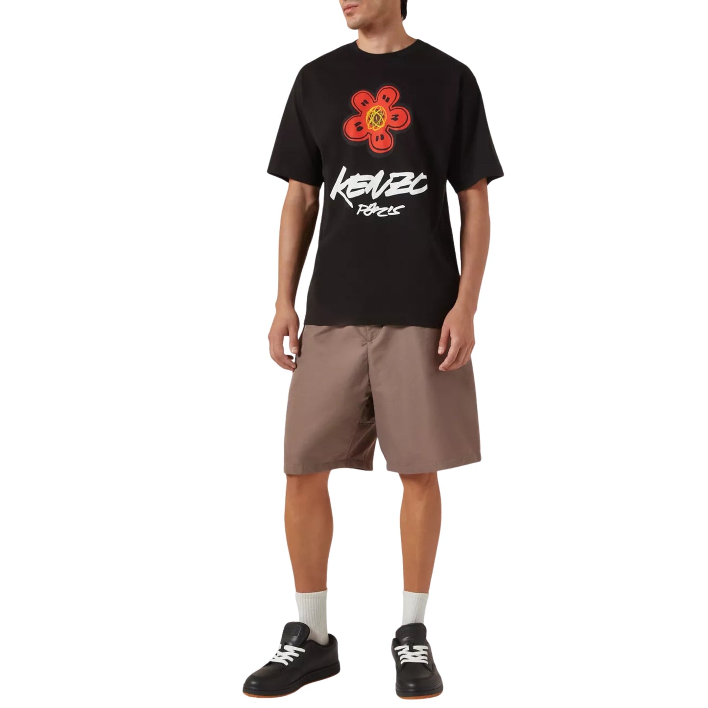 Kenzo T-Shirt X Futura 2000 Big Logo Black