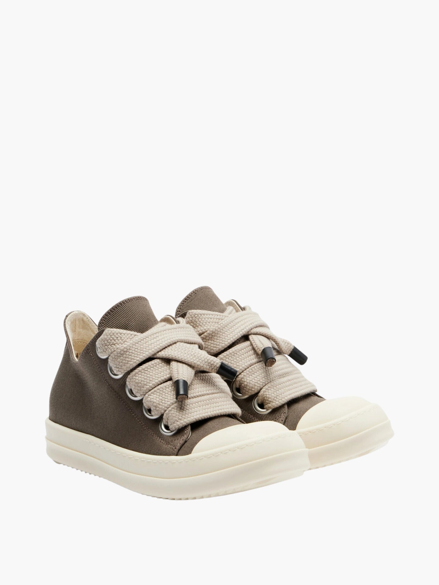 Rick Owens Sneakers Ro3 Wht Rubber Sole Brown