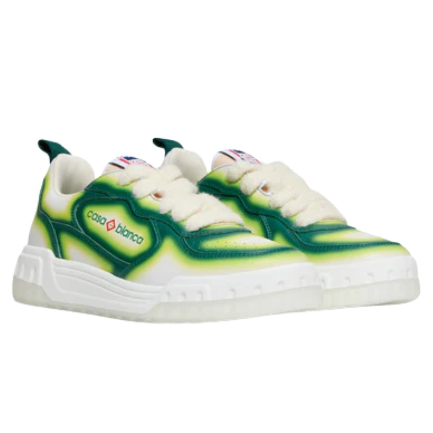 Casablanca Sneaker Ladies Court White-Green