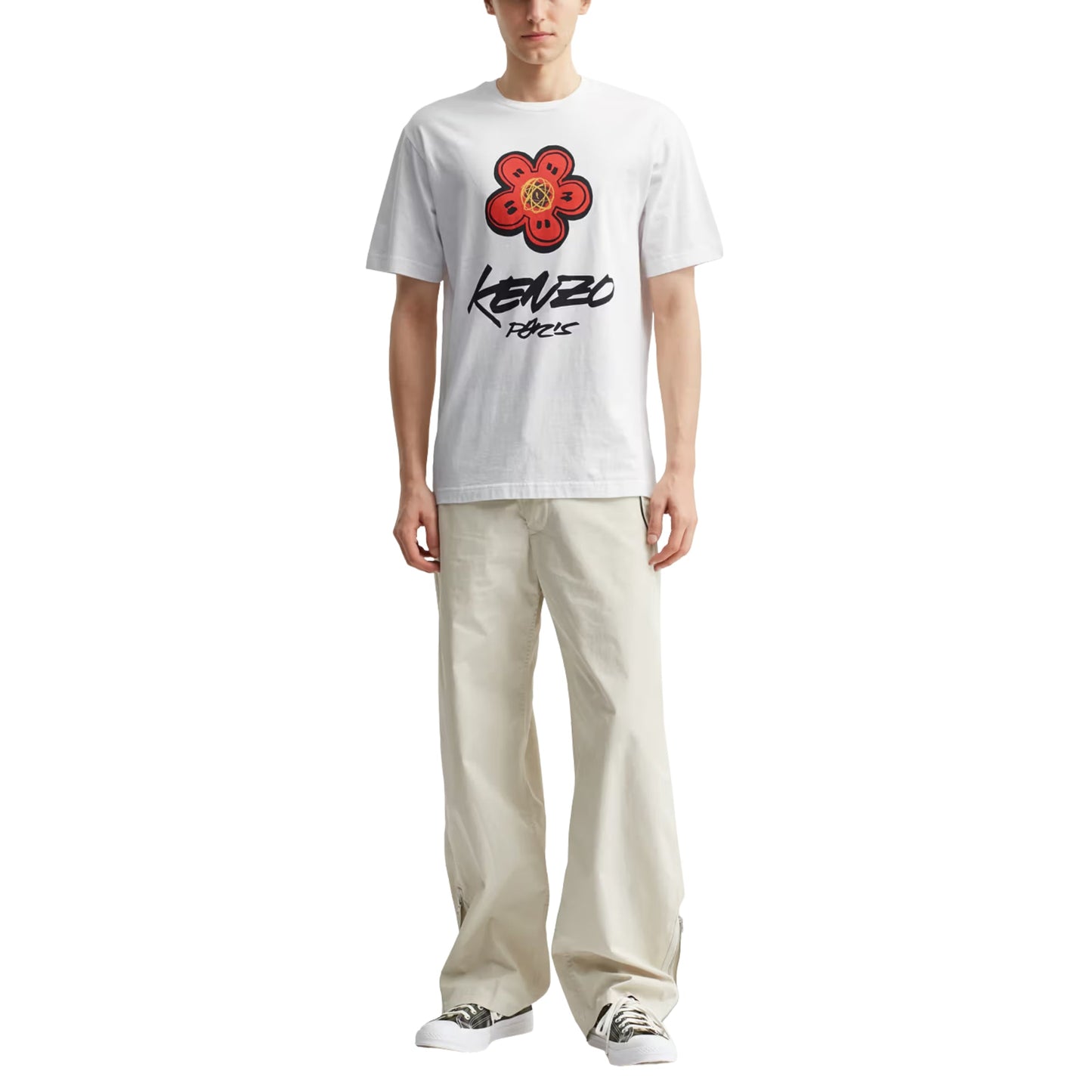 Kenzo T-Shirt X Futura 2000 Big Logo White