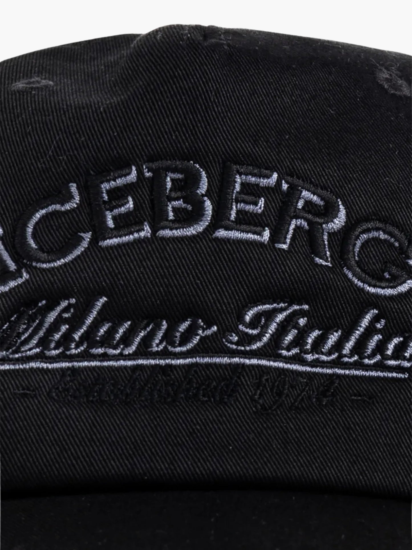 Iceberg Cap Social Club Print Black
