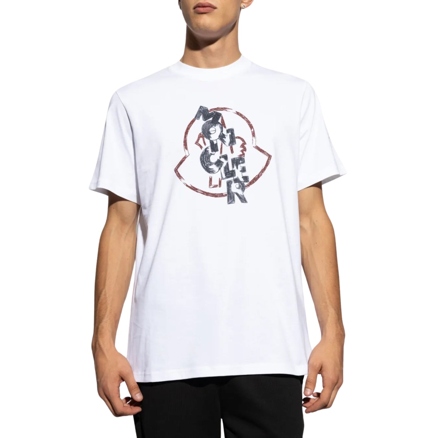 Moncler T-Shirt Logo White