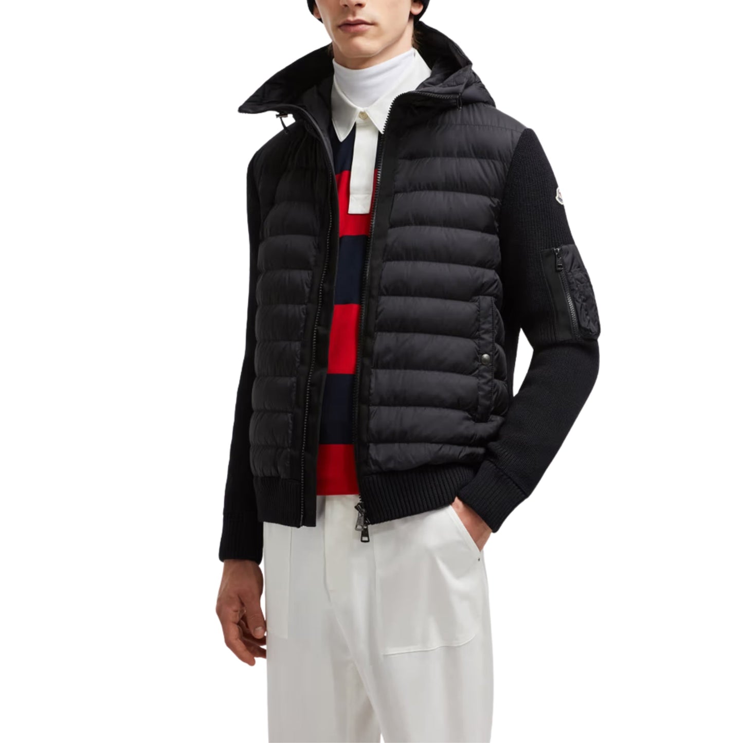 Moncler Jacket Logo Black