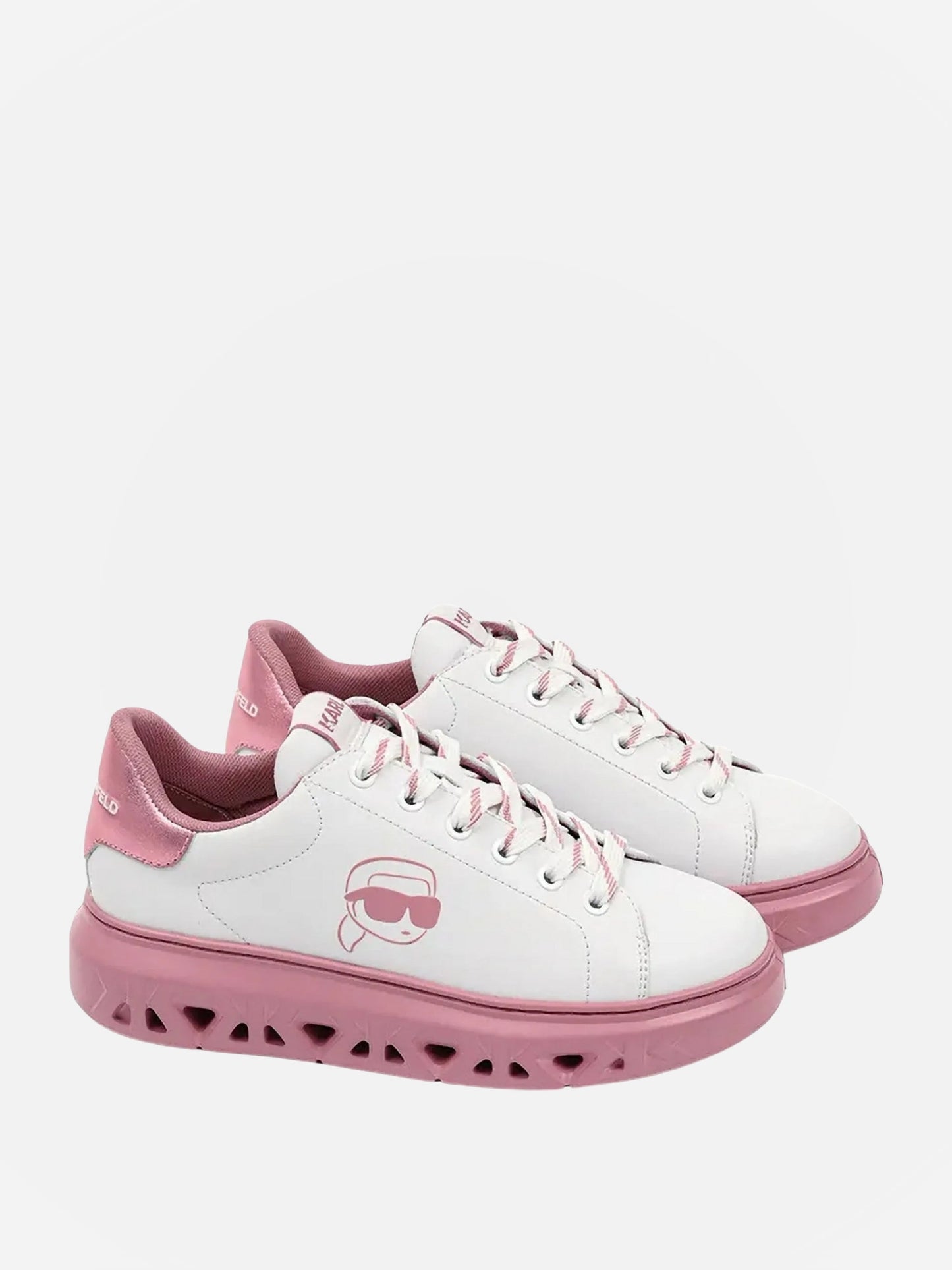Karl Lagerfeld Sneaker Kapri Kite Outline Nft Lo Lace White/Pink