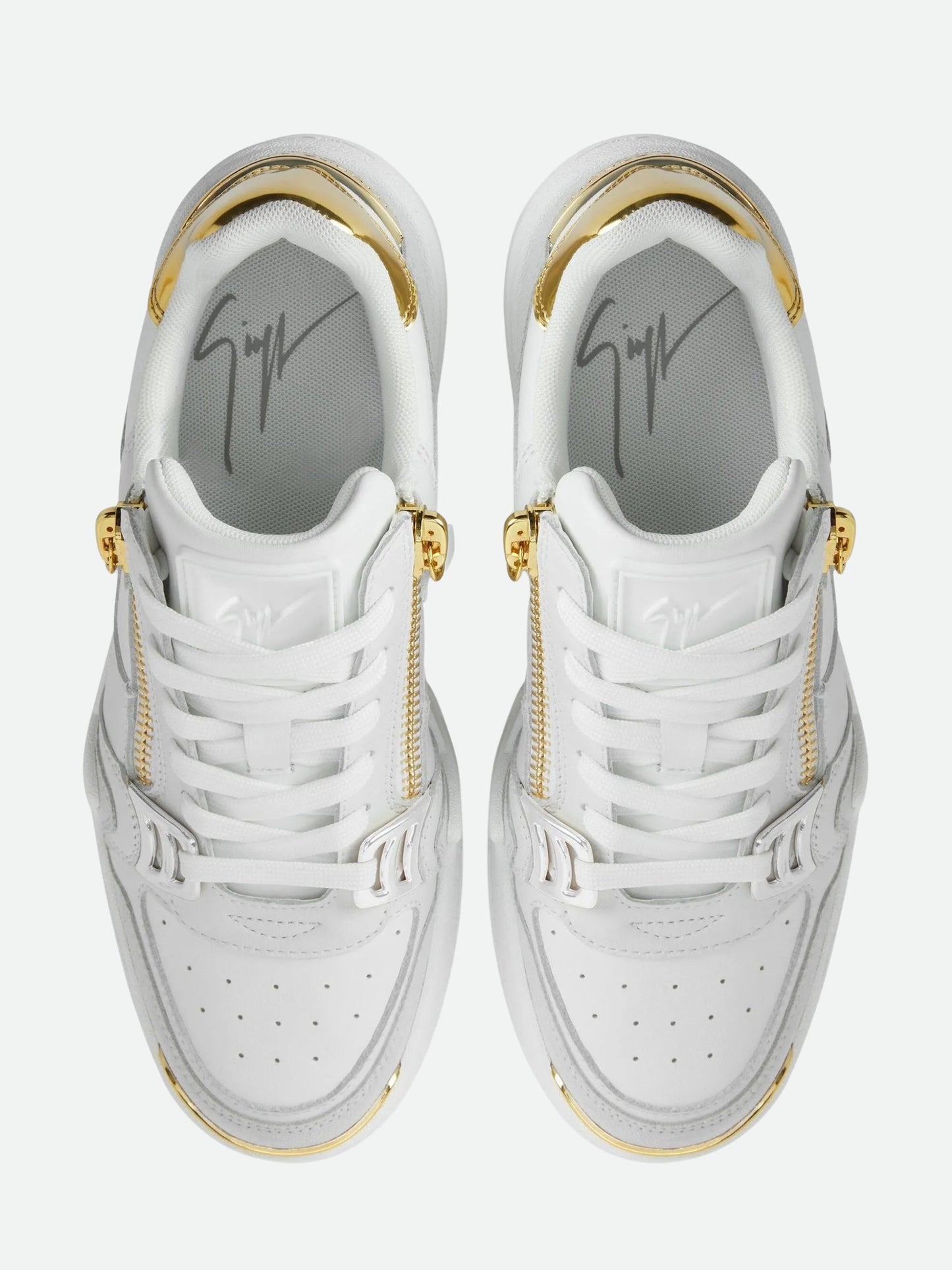 Zanotti Sneakers Uomo Snk Scarpa Tomaia Bian