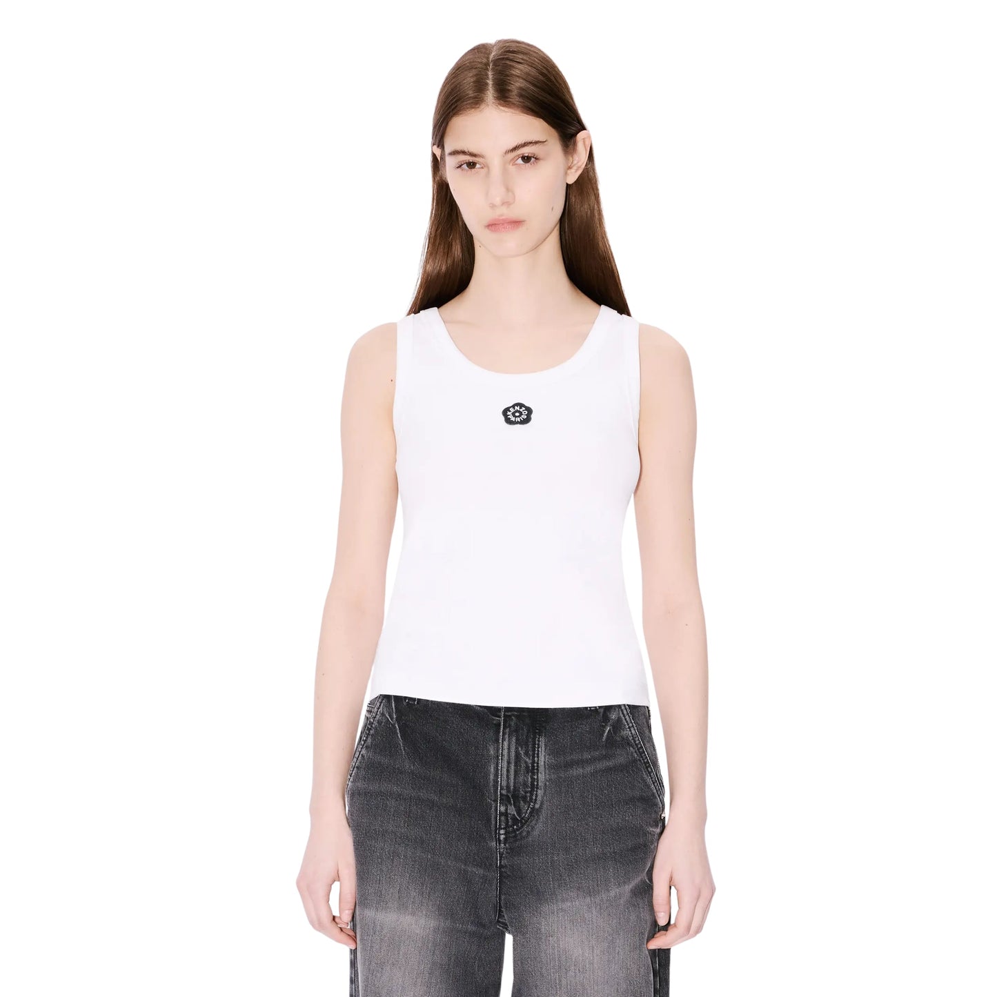 Kenzo Rib Tank Top Boke Flower 2.0 White