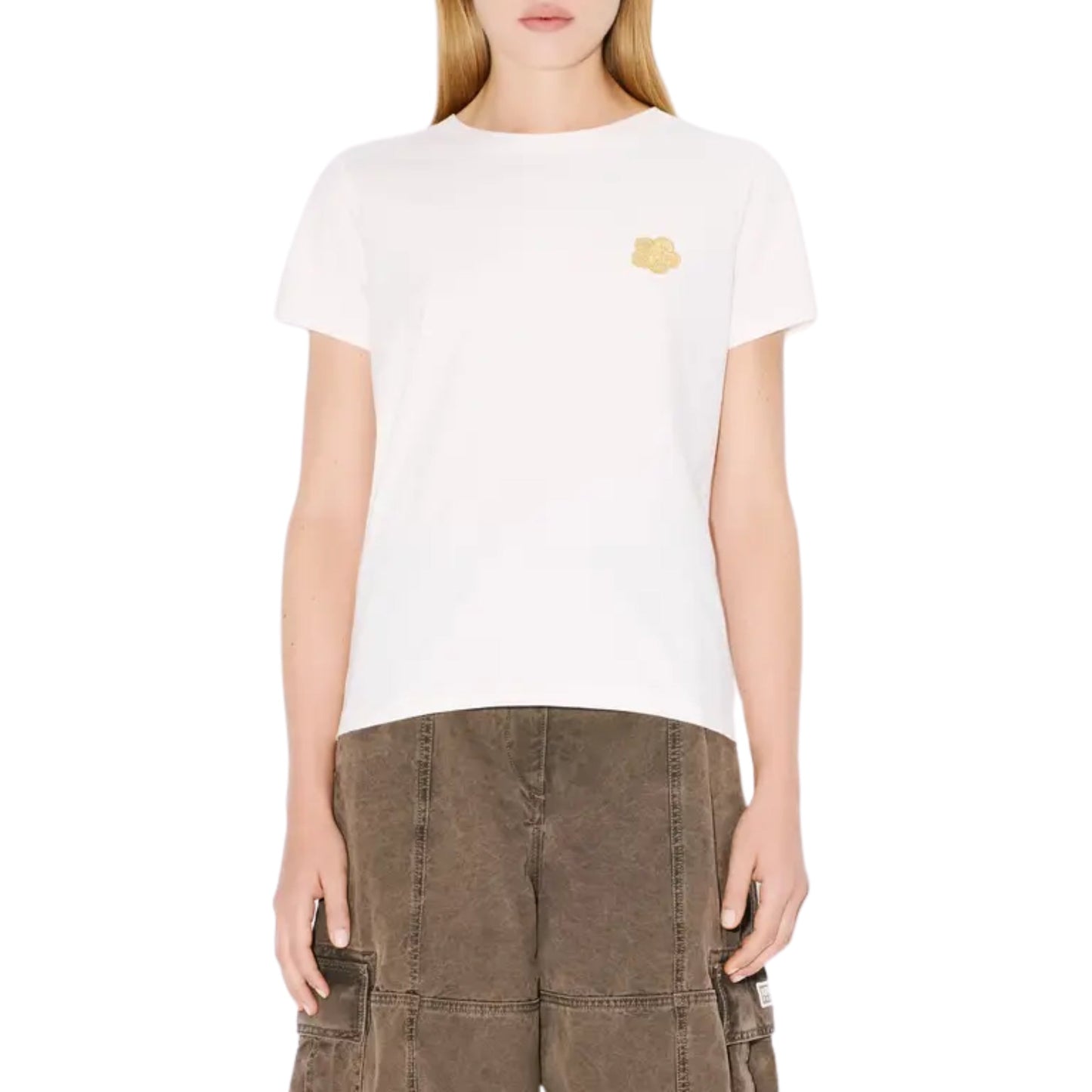 Kenzo T-Shirt Ladies Boke Flower White