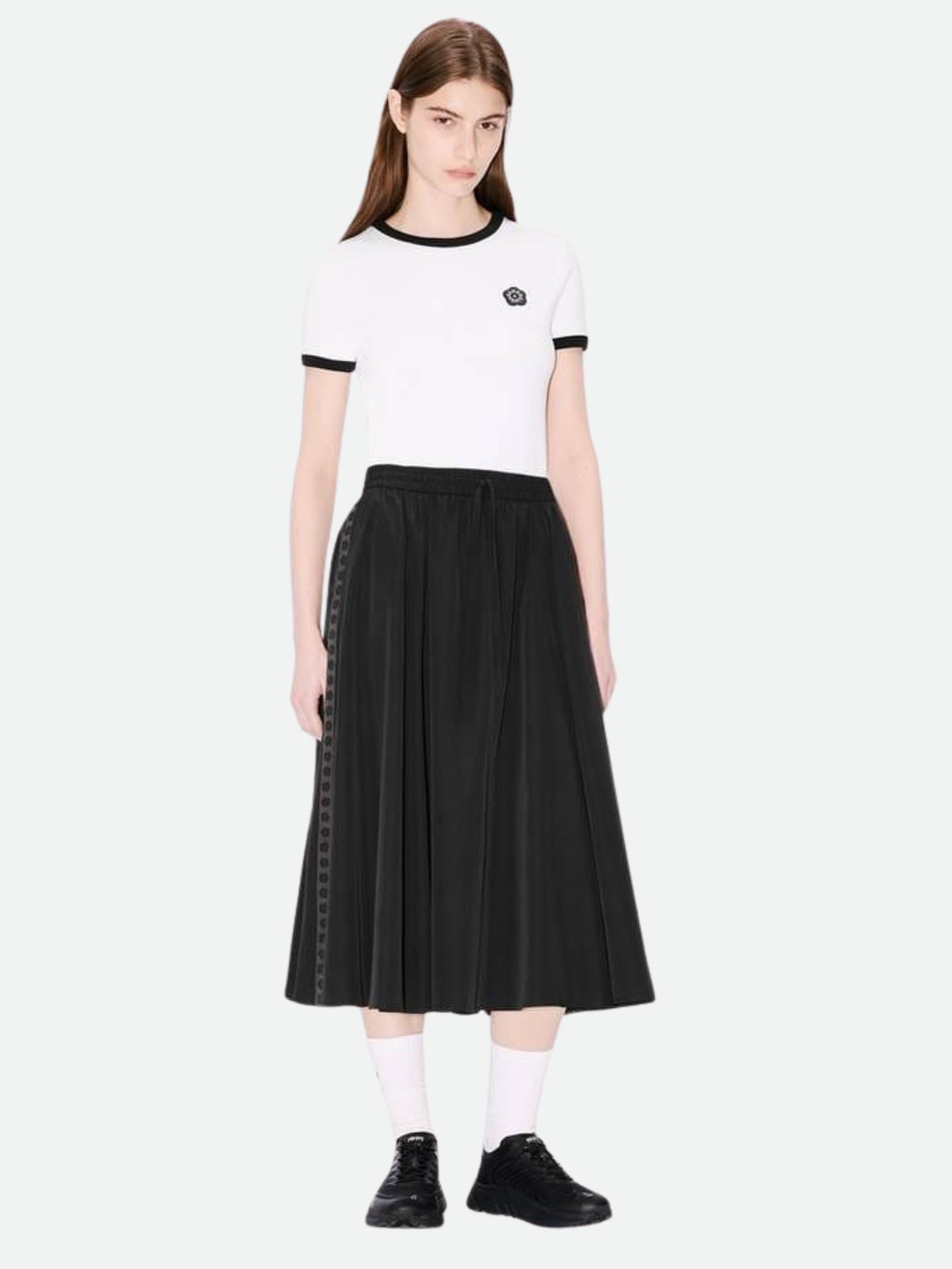 Kenzo Skirt Boke Flower 2.0 Midi Black