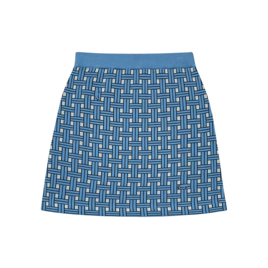 Kenzo Skirt Allover Print Blue