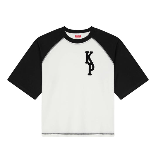 Kenzo T-Shirt Varsity White-Black