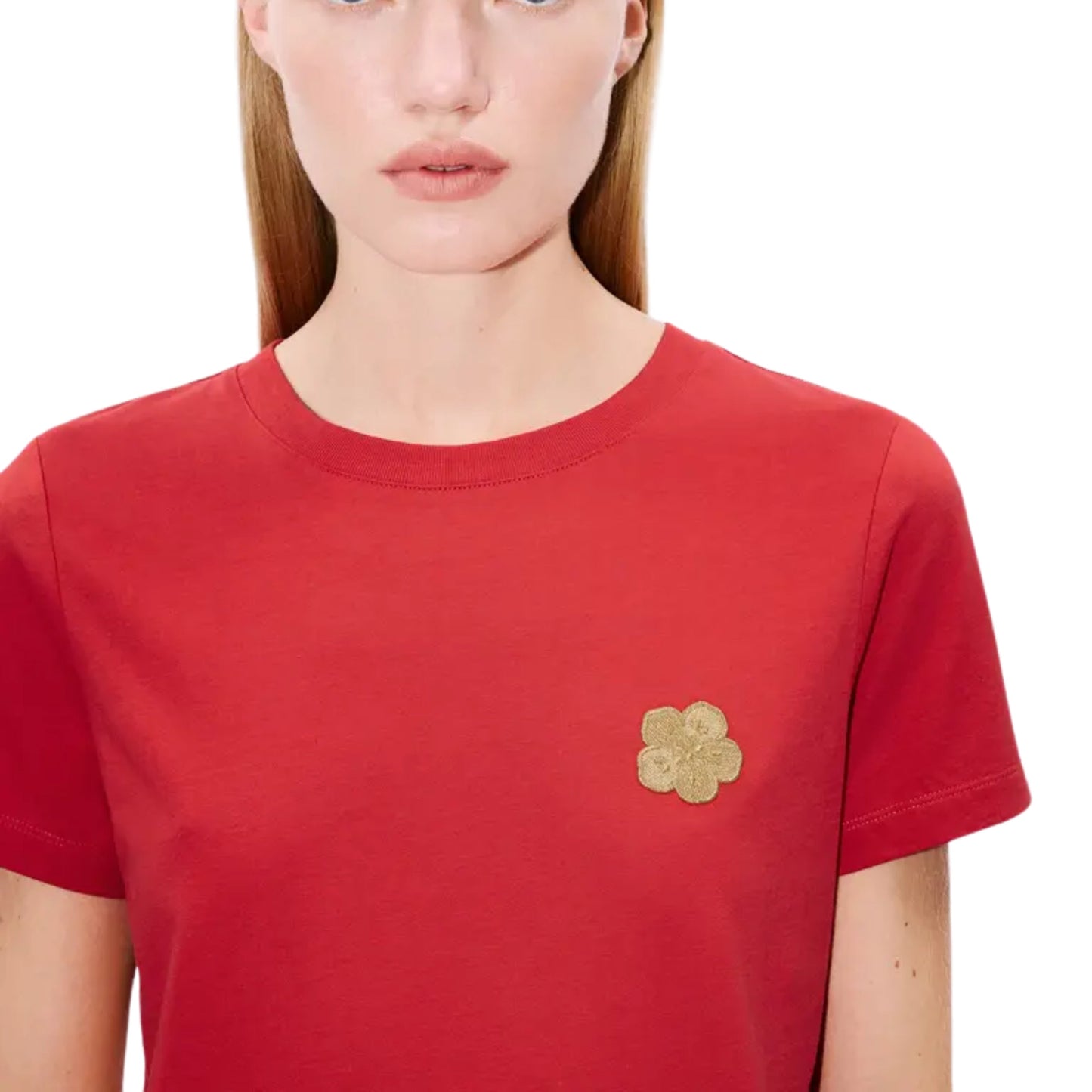 Kenzo T-Shirt Flower Red