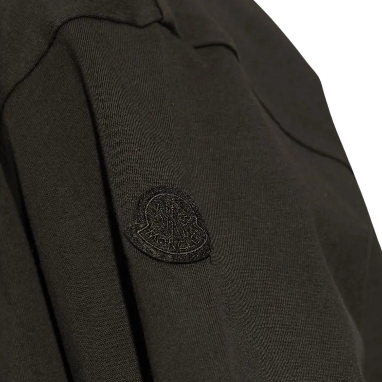 Moncler T-Shirt Mono M Logo Black