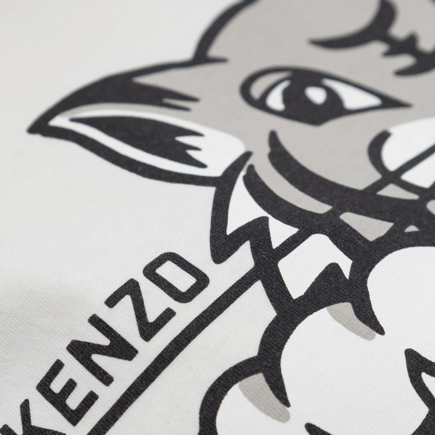 Kenzo T-Shirt Tiger Graphic White