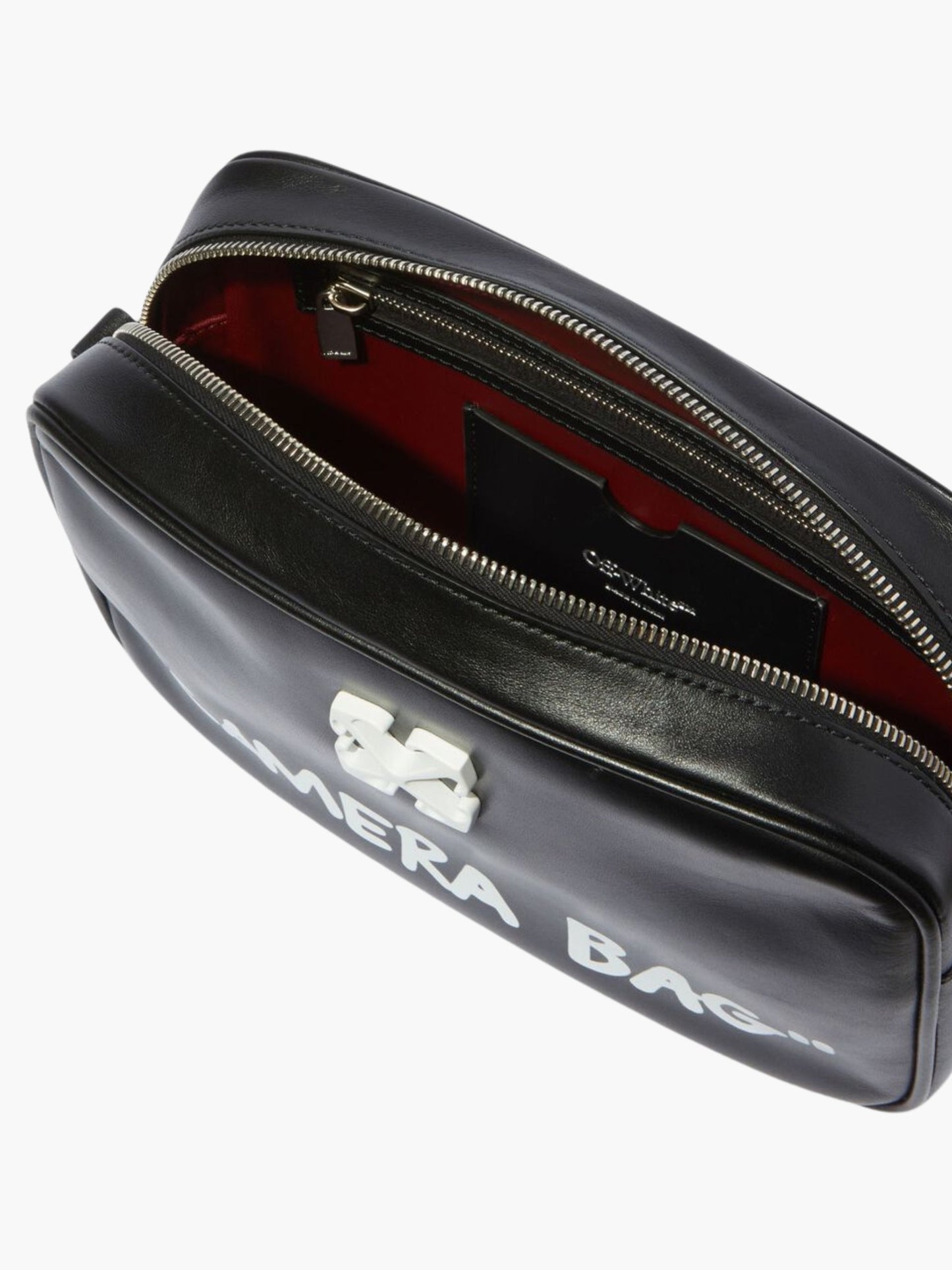 Off-White Bag White Print Camera Black