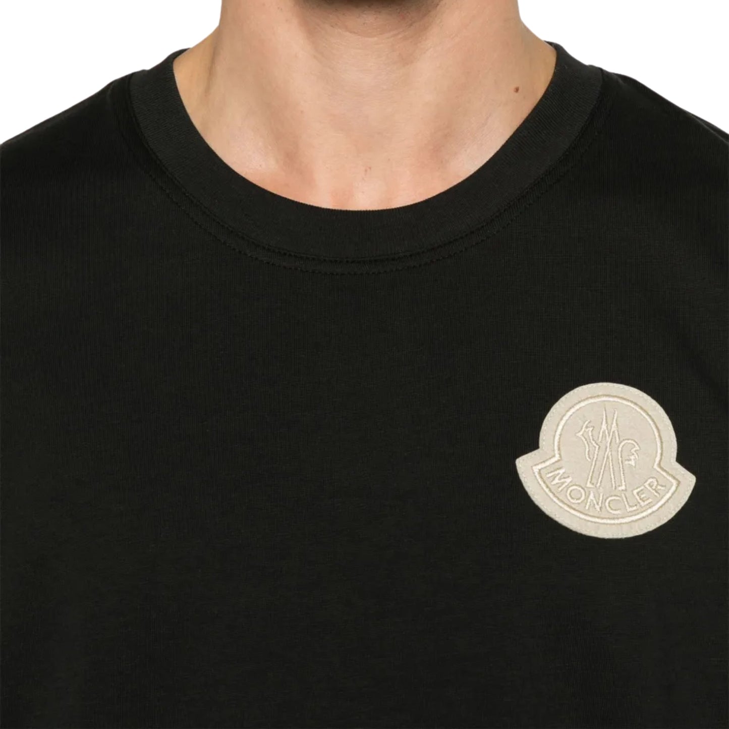 Moncler T-Shirt Logo Black