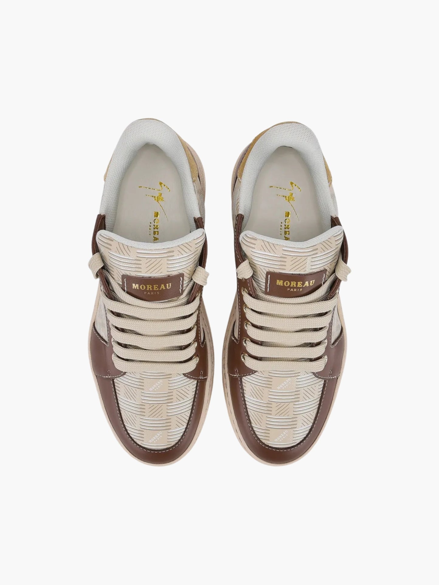 Giuseppe Zanotti Sneakers Z78 Tan Border 3d White