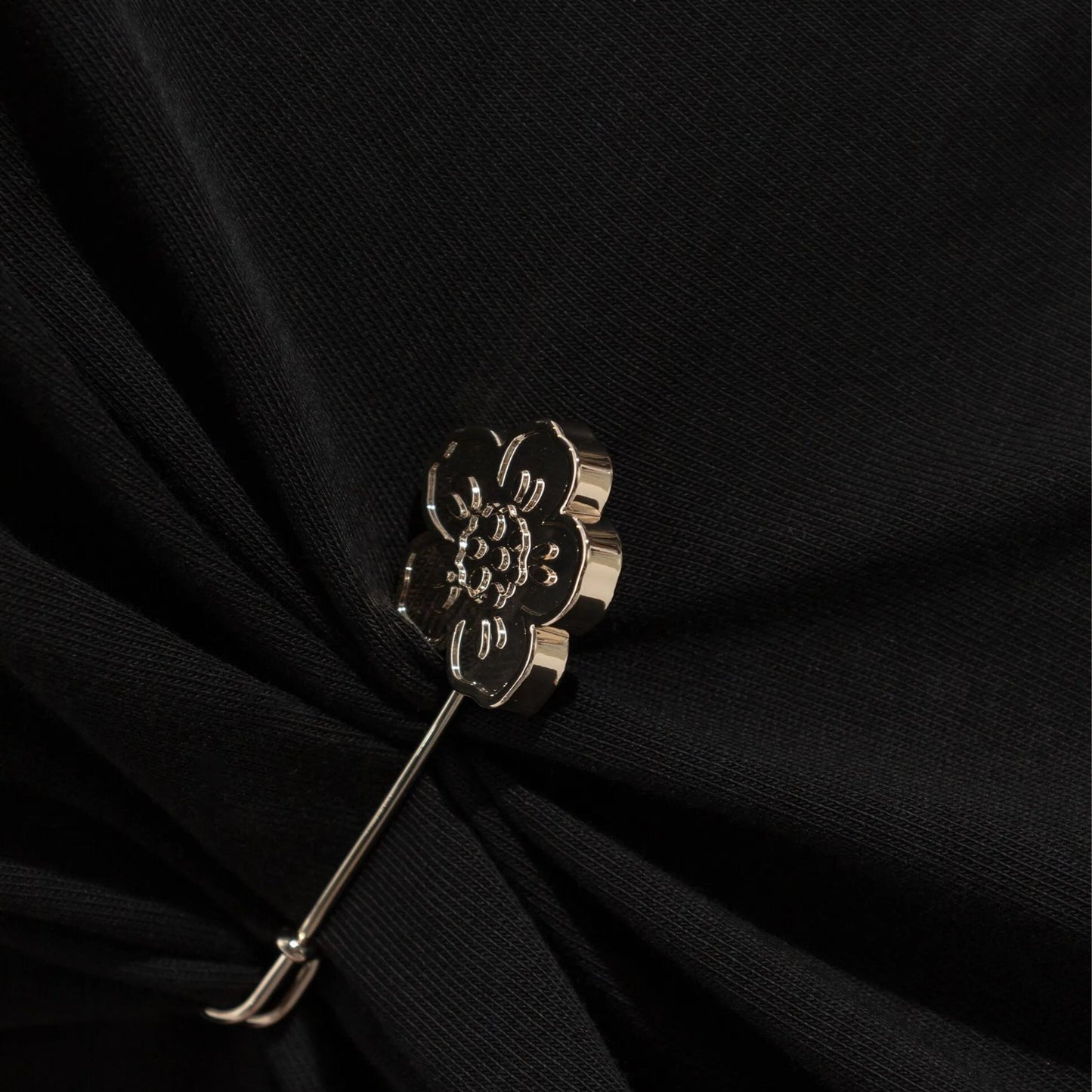 Kenzo T-Shirt Bf Pin Detail Black
