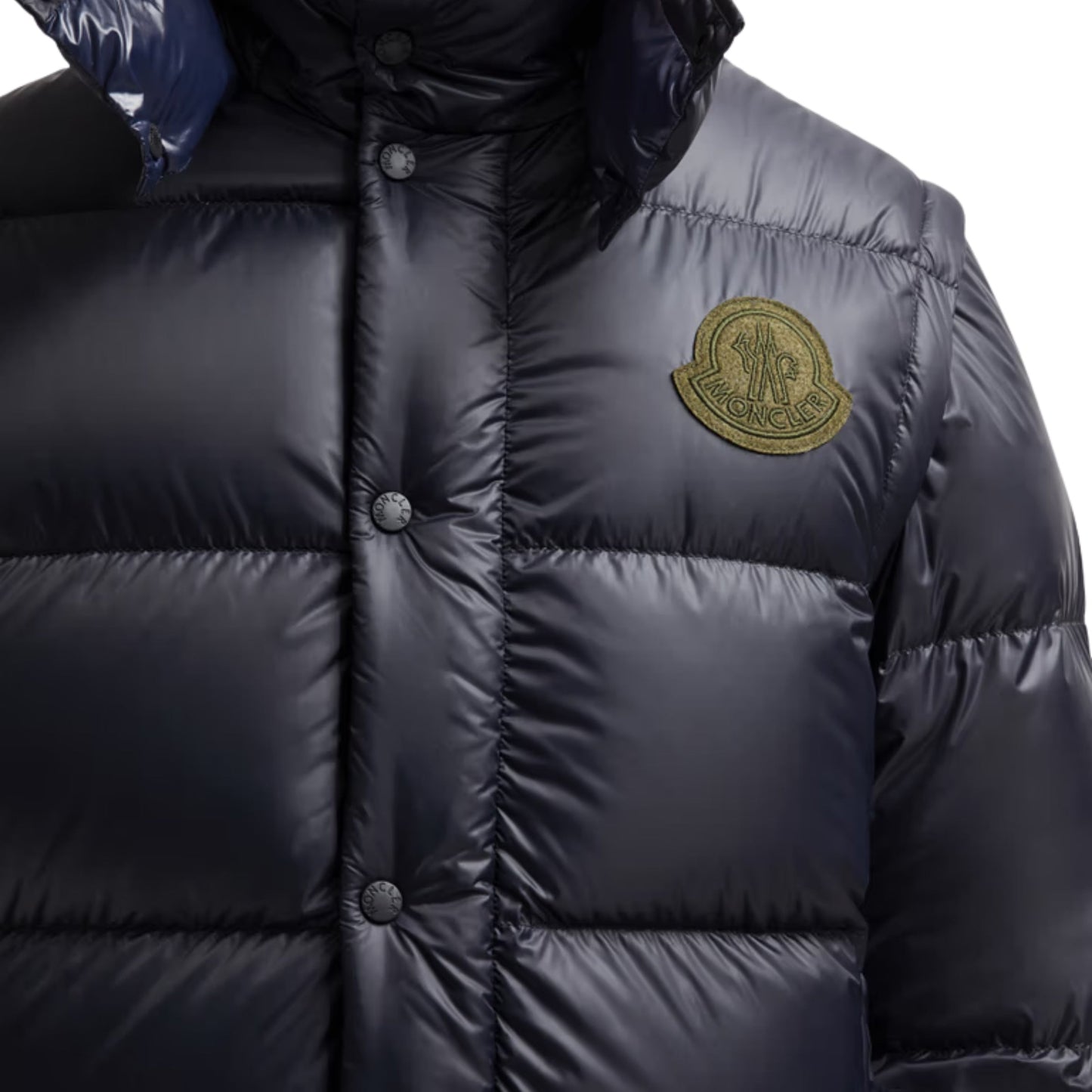 Moncler Jacket Cyclone Puffer Logo Black