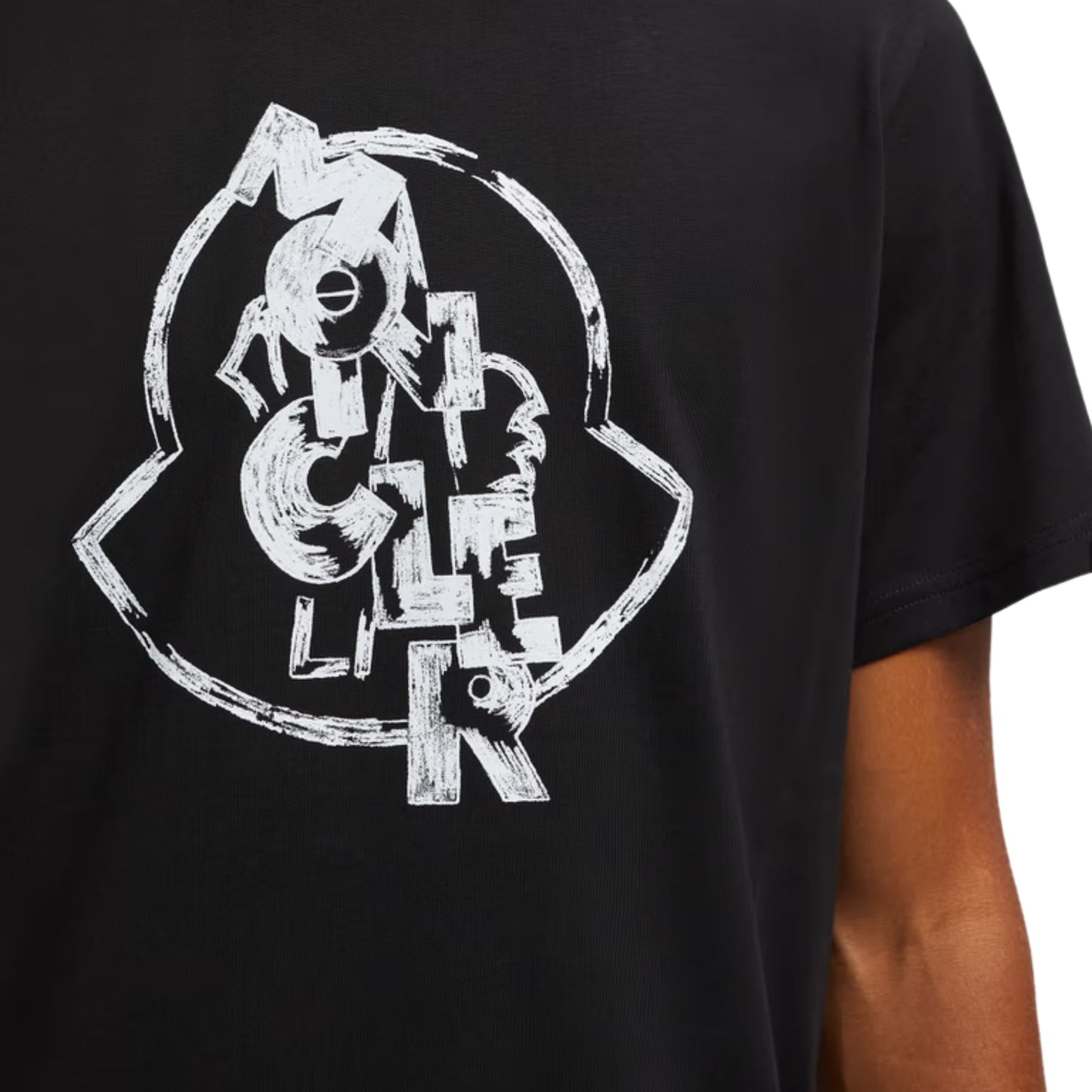 Moncler T-Shirt Logo Black