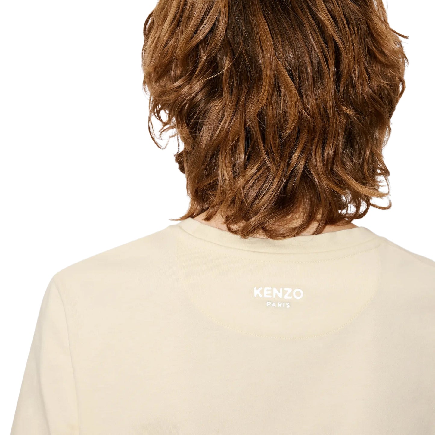 Kenzo T-Shirt Bf Pin Detail Cream