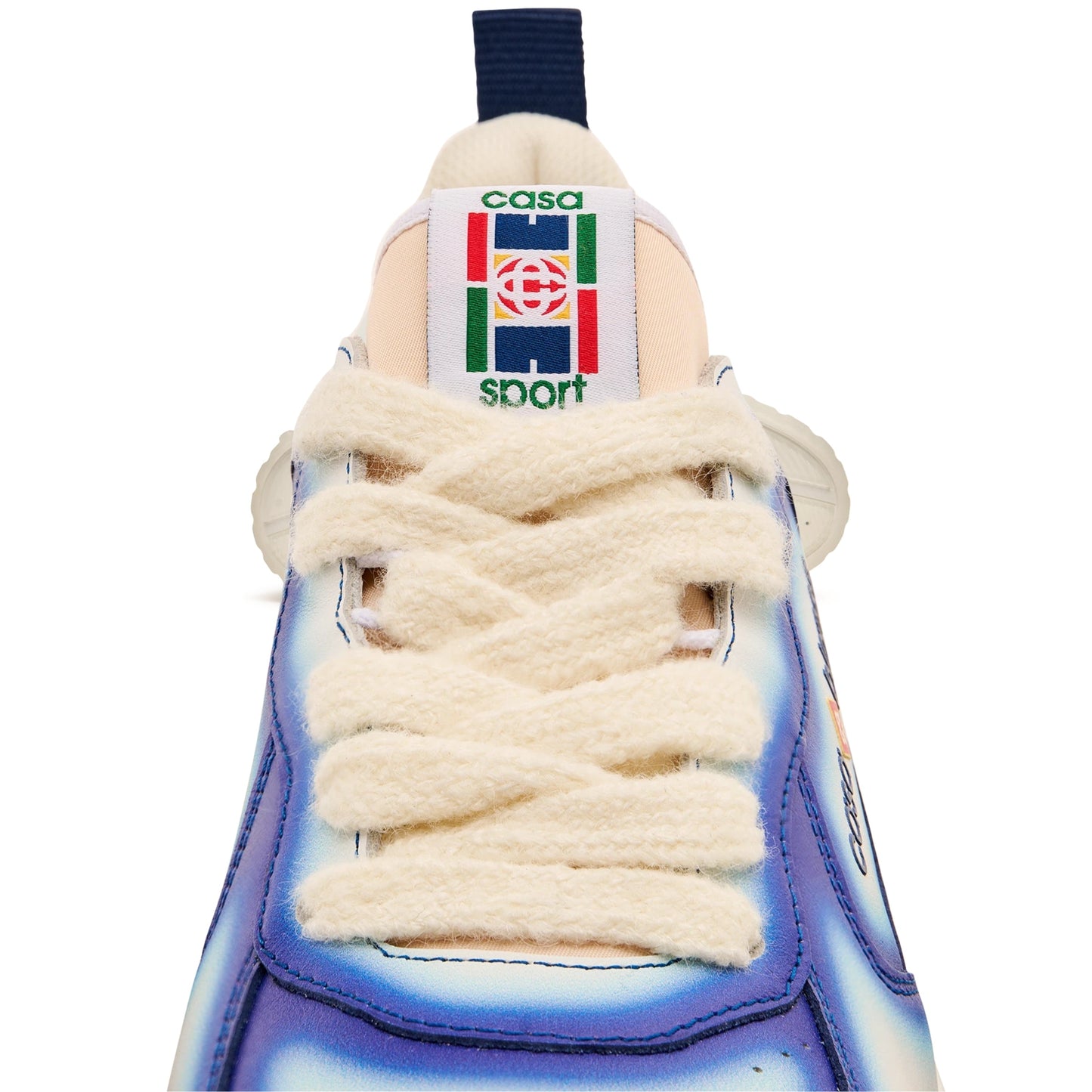Casablanca Sneaker Ladies Court White-Blue