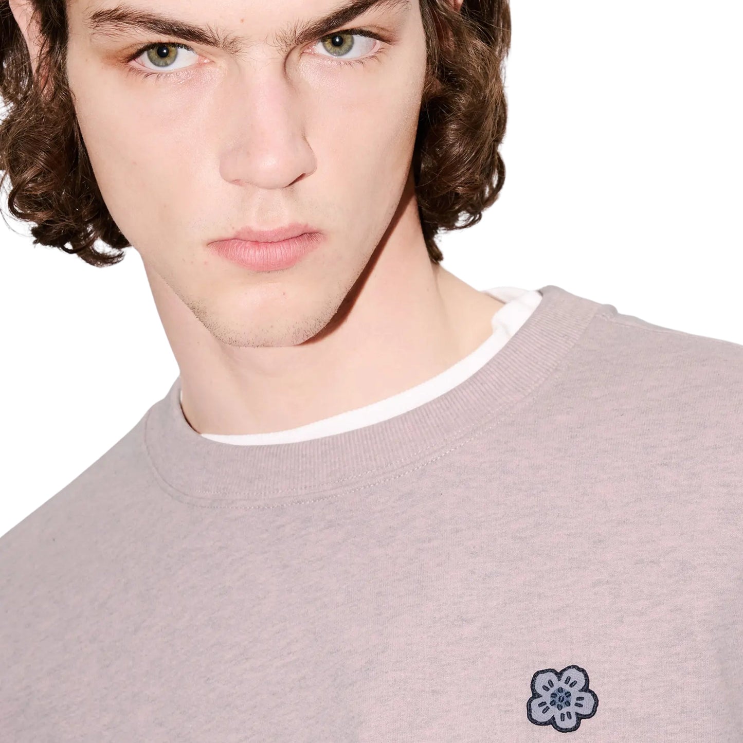 Kenzo Sweater Boke Flower Embroidered Rose