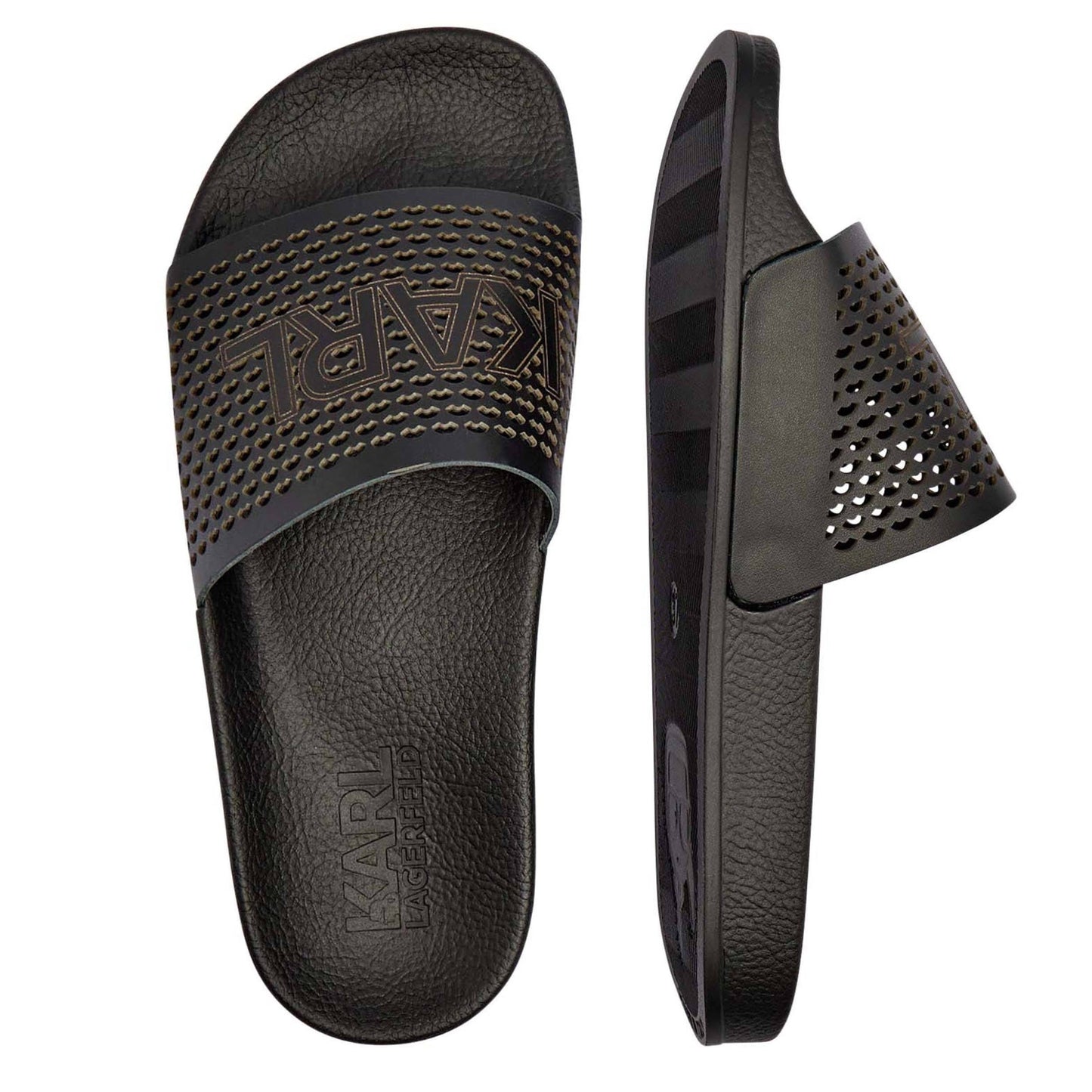 Karl Lagerfeld Slide Ladies Kondo 2.0 Perf Black
