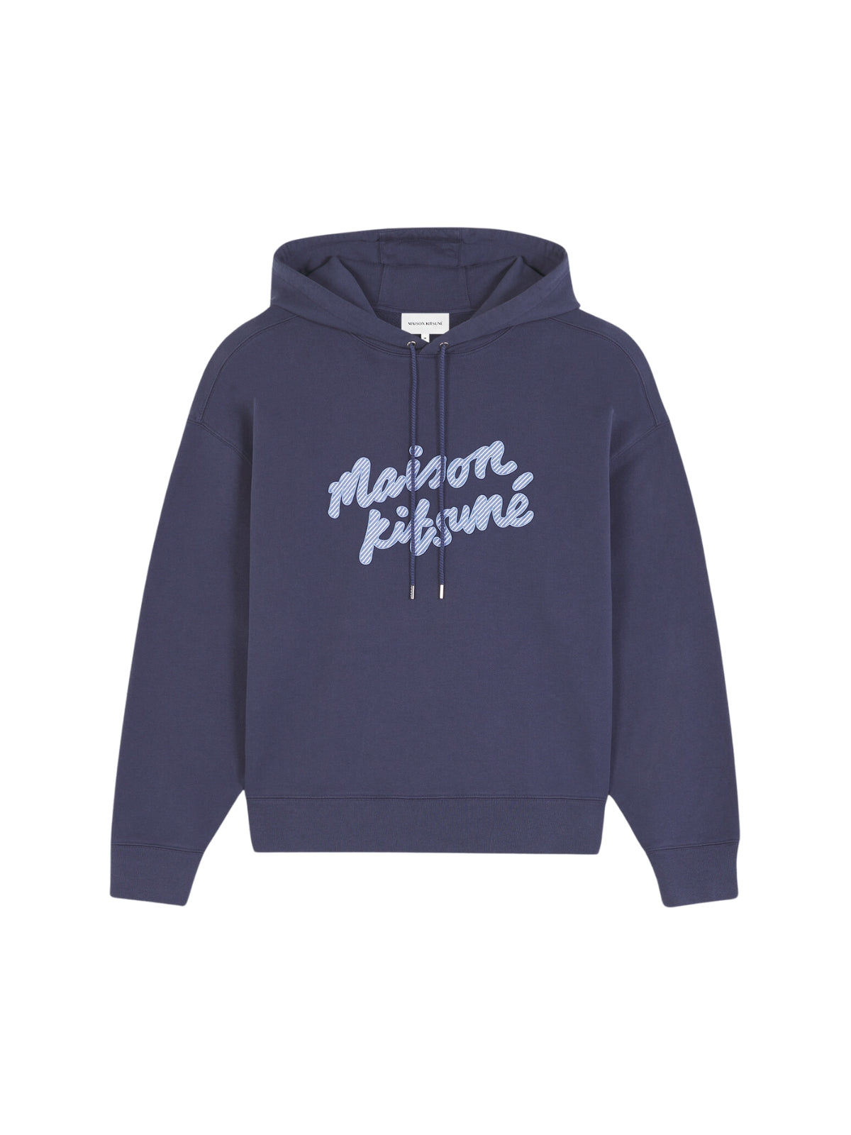 Maison Kitsune Hoodie Handwriting Ink-Blue