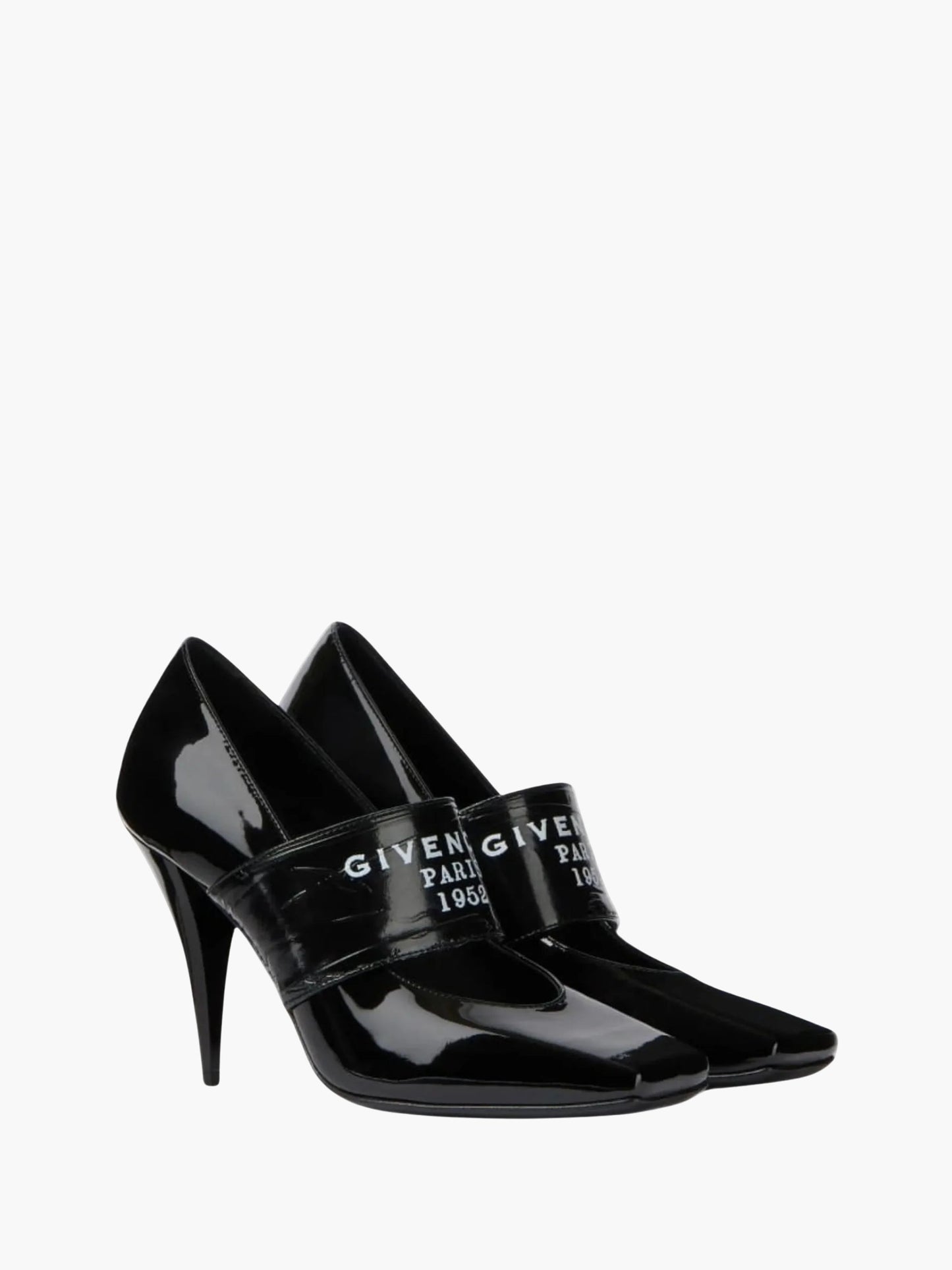 Givenchy Gh1 Squared Taped Pumps Black