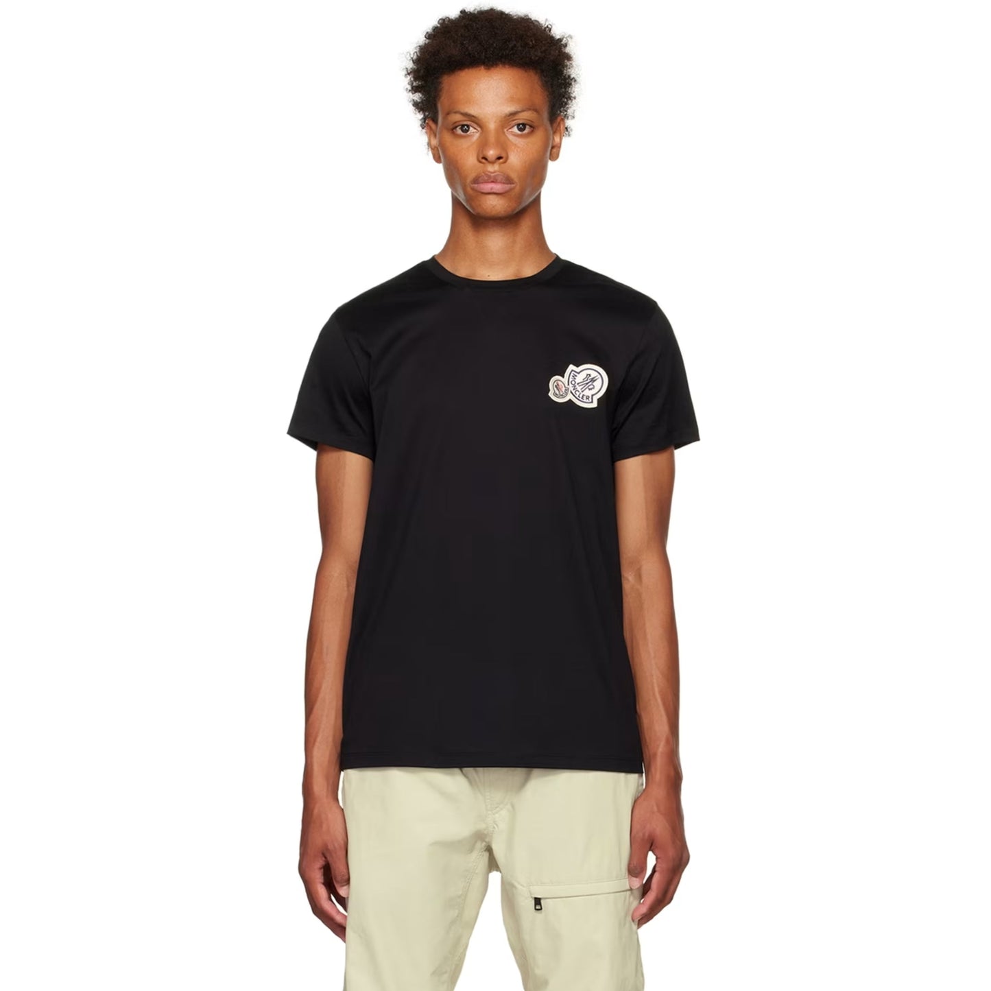 Moncler T-Shirt Logo Black