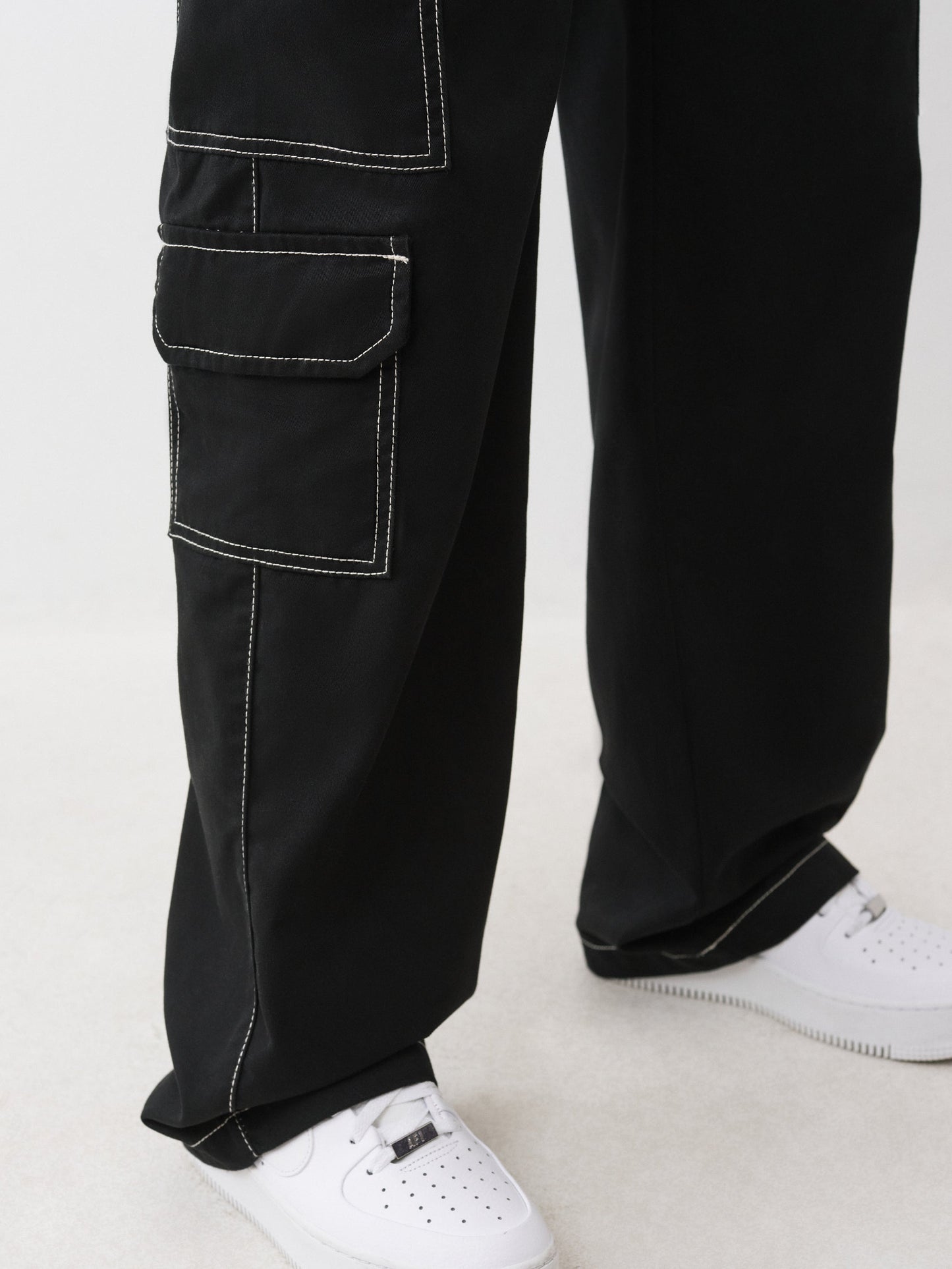 True Religion Bottoms Hs Cargo Emb Sn Jet Black