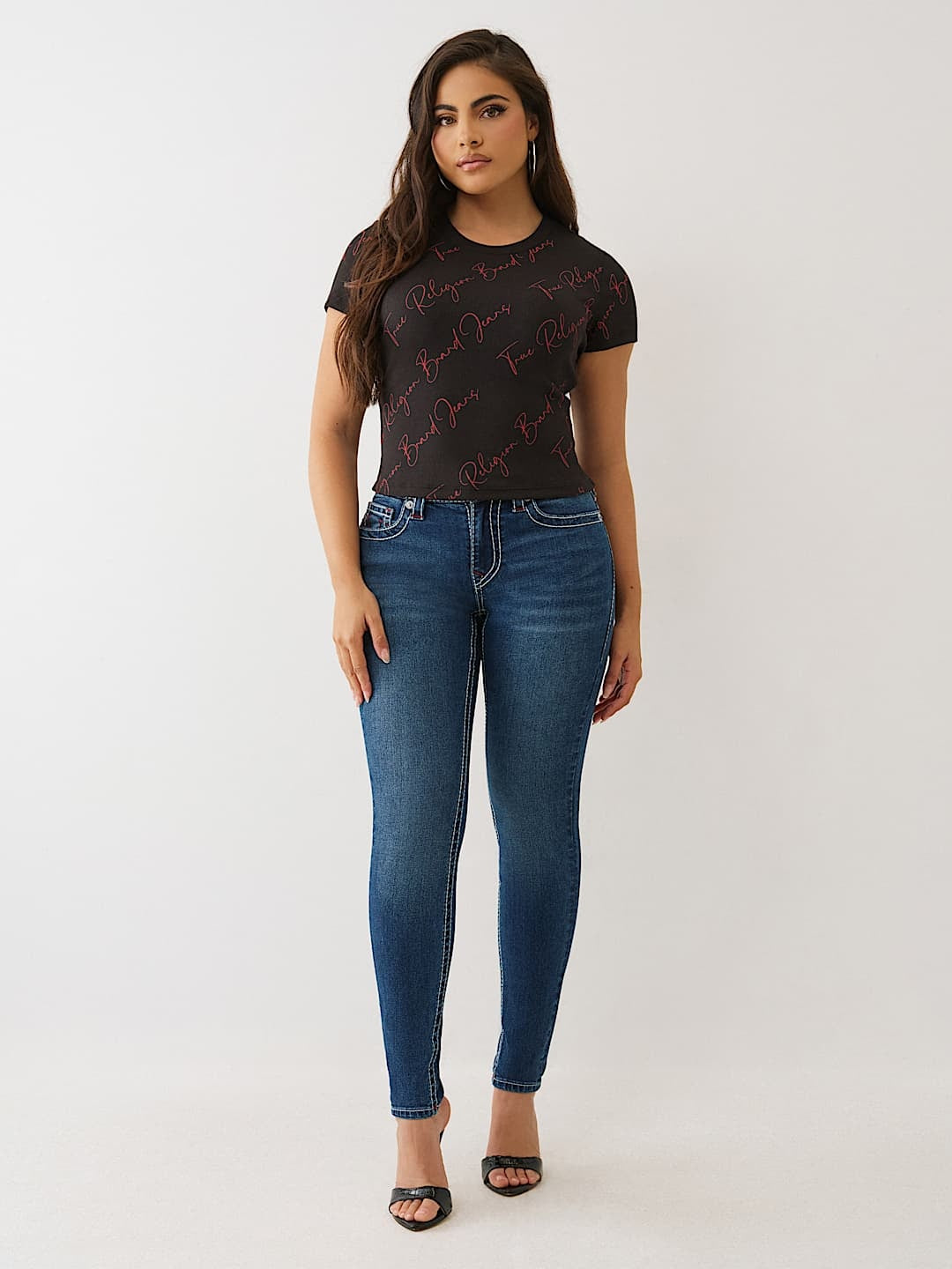 True Religion Jeans Jennie Big T Mr Medium Rustic Barn Wash
