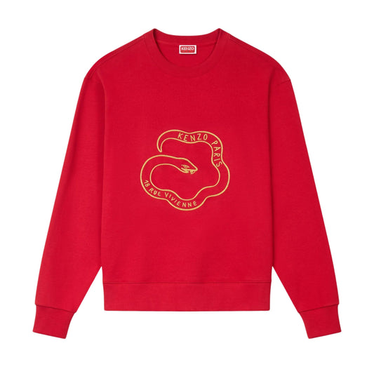 Kenzo Sweater Centre Snake Red
