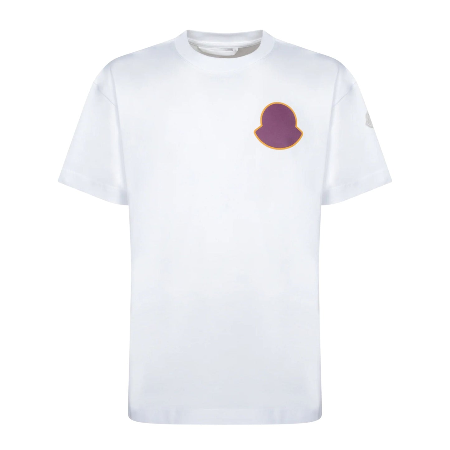 Moncler T-Shirt Solid Logo White