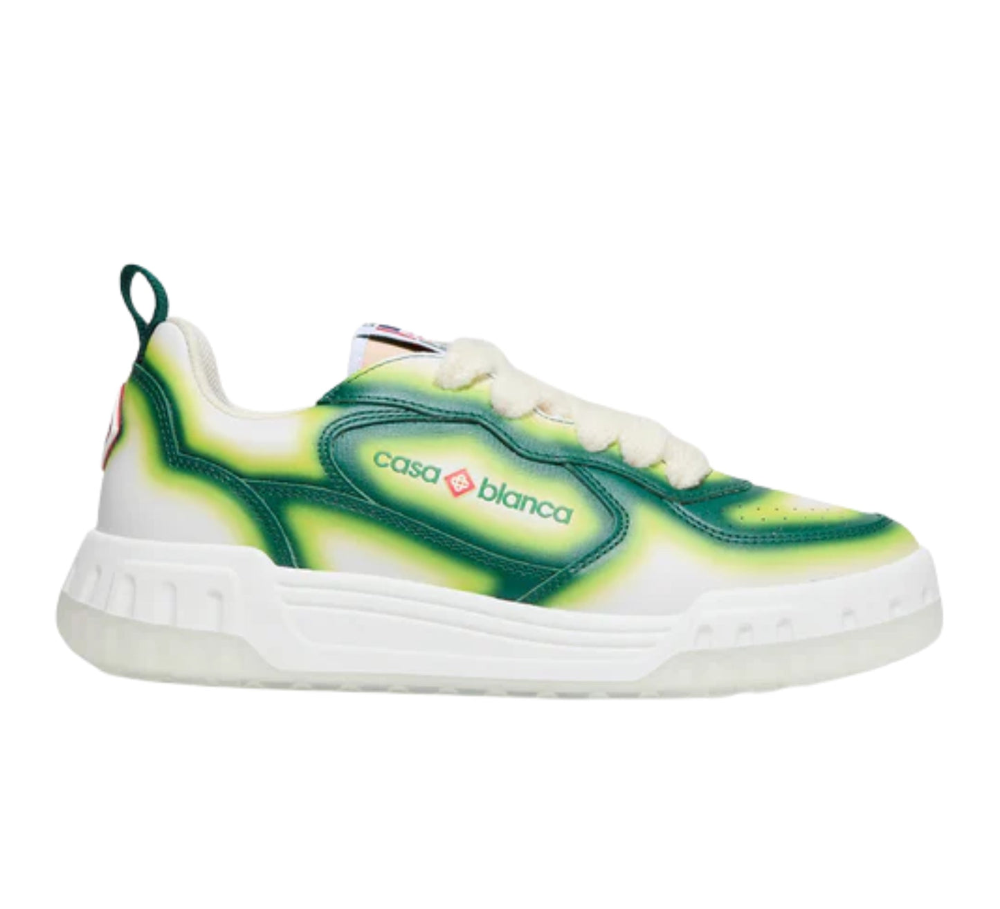 Casablanca Sneaker Ladies Court White-Green