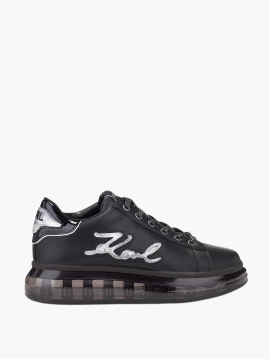Karl Lagerfeld Kll281 Sneaker Kapri Kushion Signia Glitterflow Black Leather/ Mono