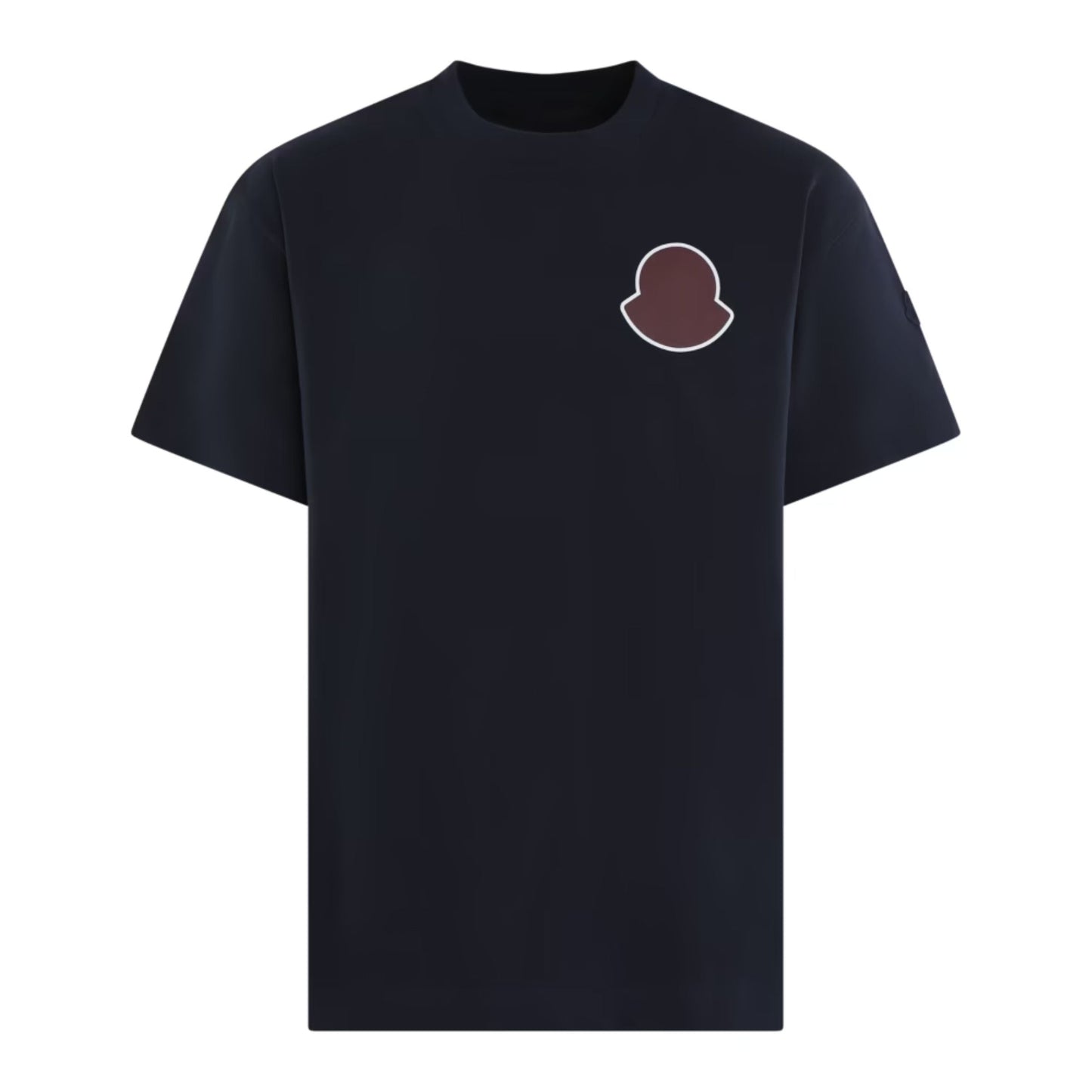 Moncler T-Shirt Solid Logo Black