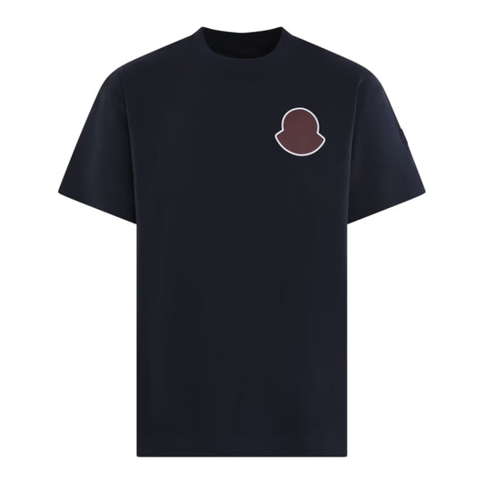 Moncler T-Shirt Solid Logo Black