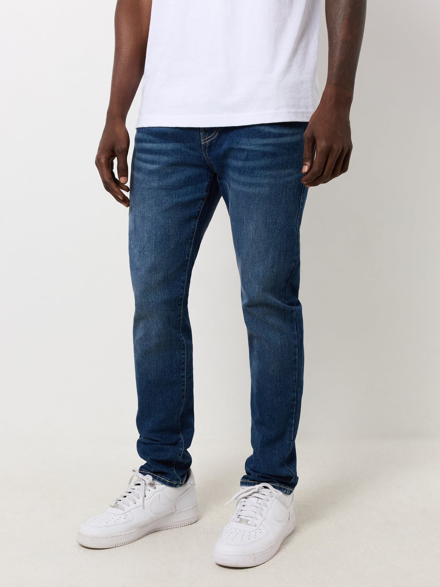 True Religion Rocco Sn Flap Skinny Medium Blizzard Wash