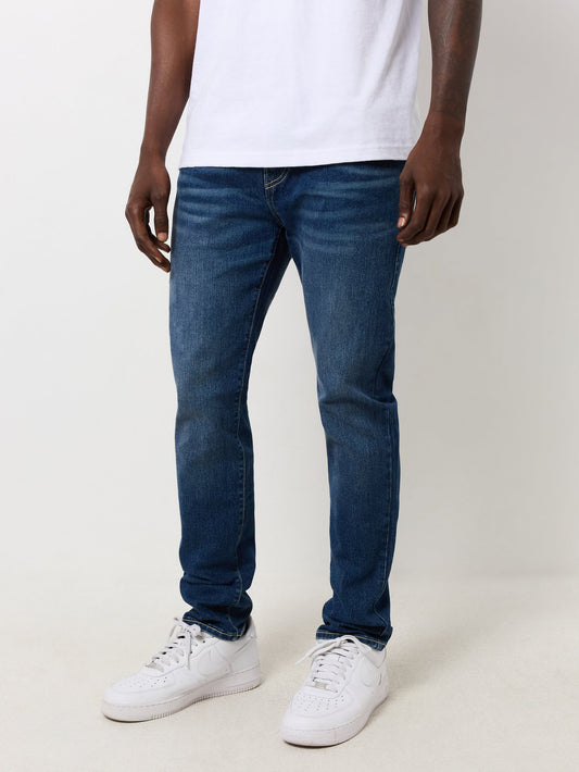 True Religion Rocco Sn Flap Skinny Medium Blizzard Wash