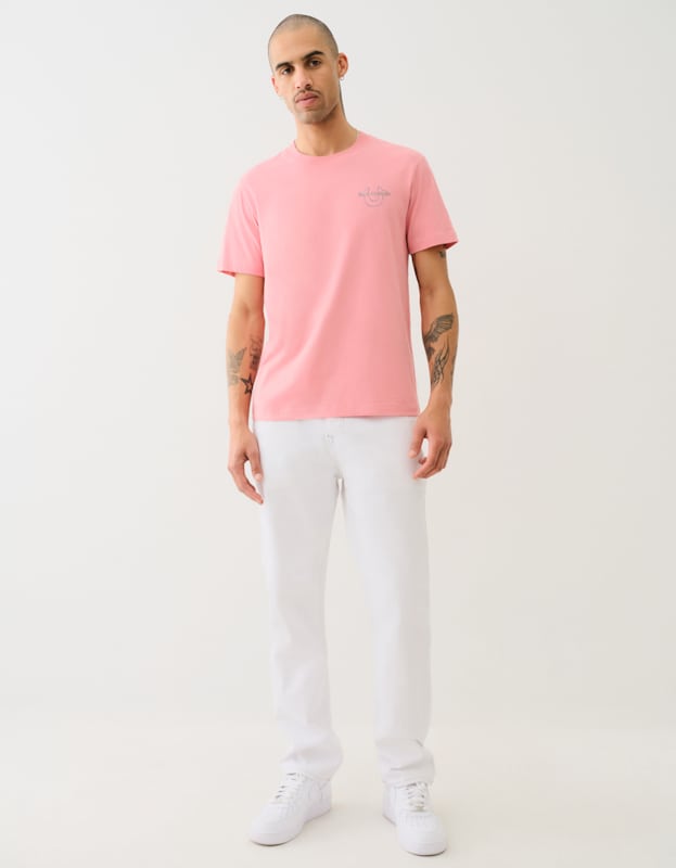 True Religion Geno Sn Flap Slim Optic White