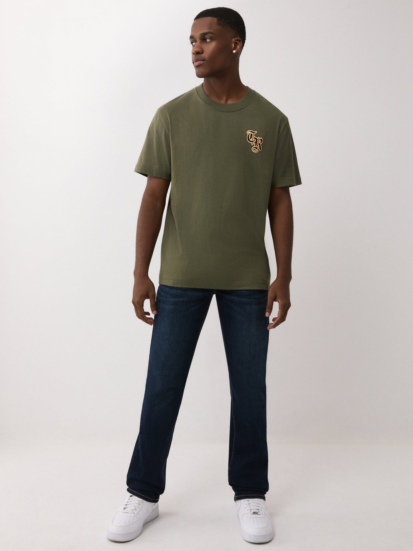 True Religion Ricky Sn Straight Dark Mahogany Wood Wash