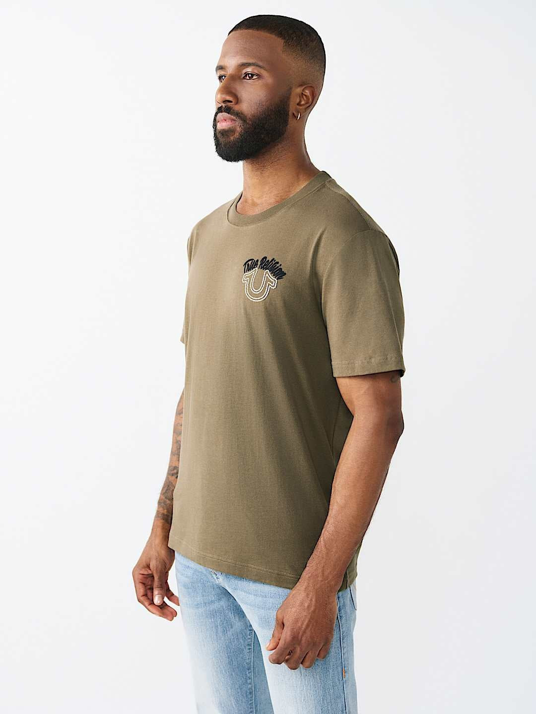True Religion T-Shirt Glitter Puff Tr Kalamata