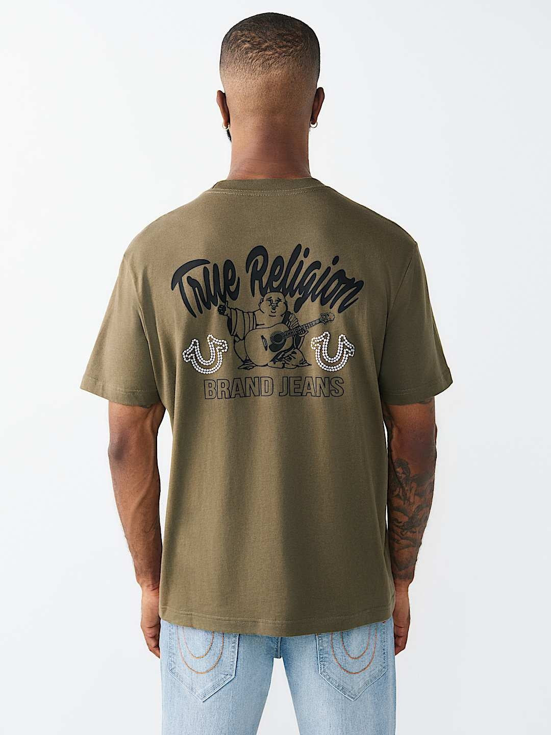 True Religion T-Shirt Glitter Puff Tr Kalamata