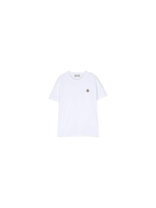 Moncler Crew Logo Singles White