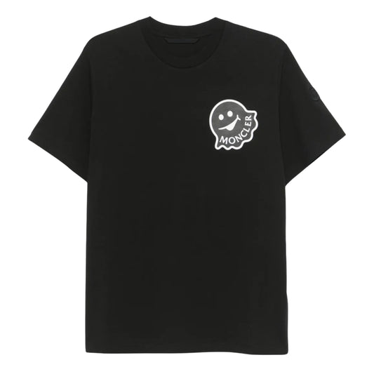 Moncler T-Shirt Logo Black