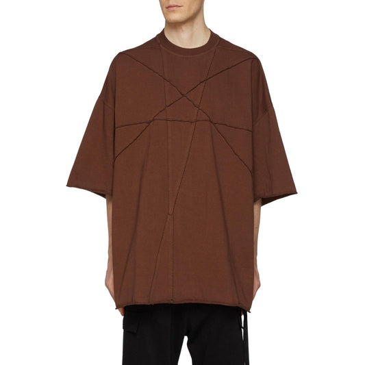 Rick Owens T-Shirt Oversized Brown